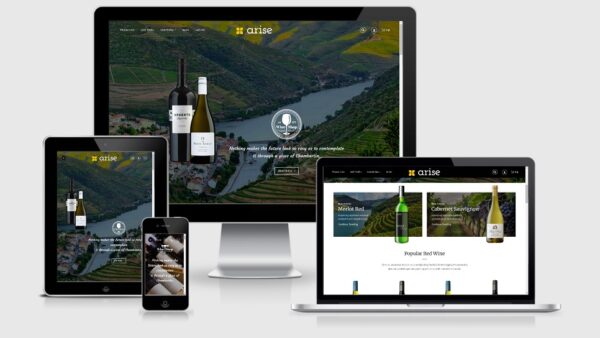 theme bán rượu vang rượu ngoại đẹp