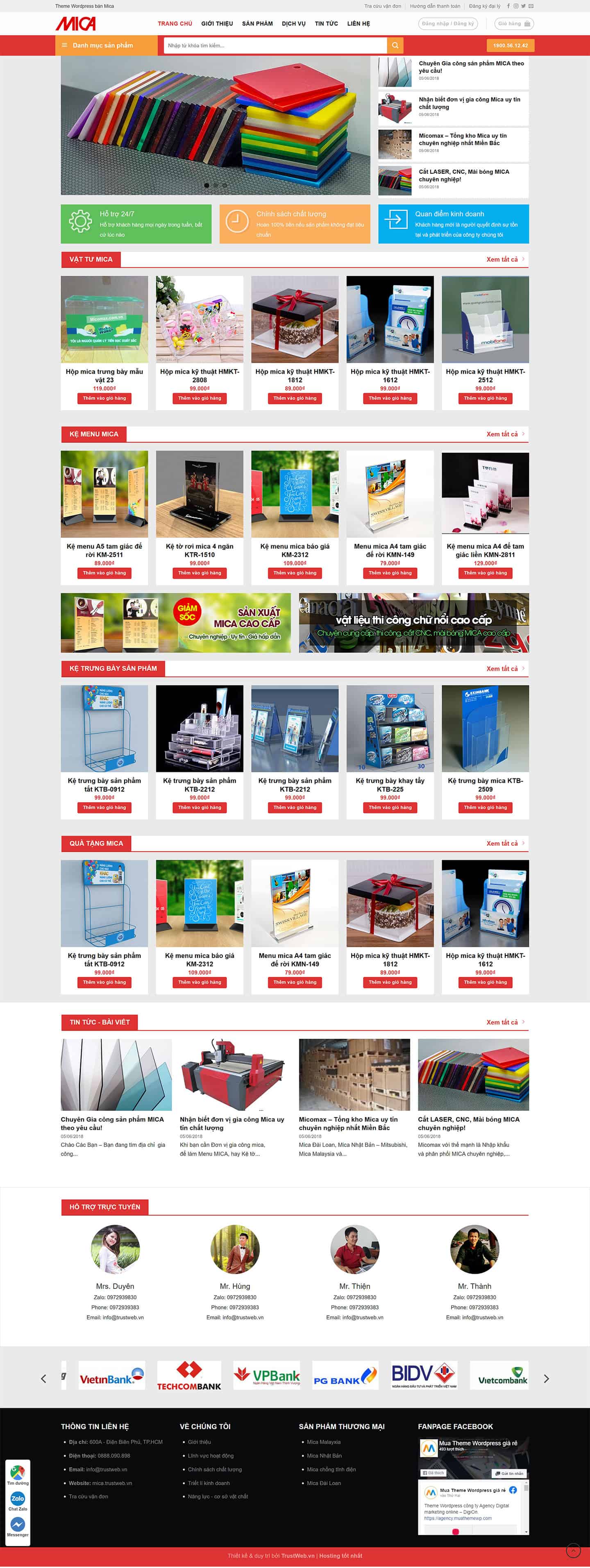 Theme bán biển mica, vật tư quảng cáo 2 Theme bán biển mica, vật tư quảng cáo 2