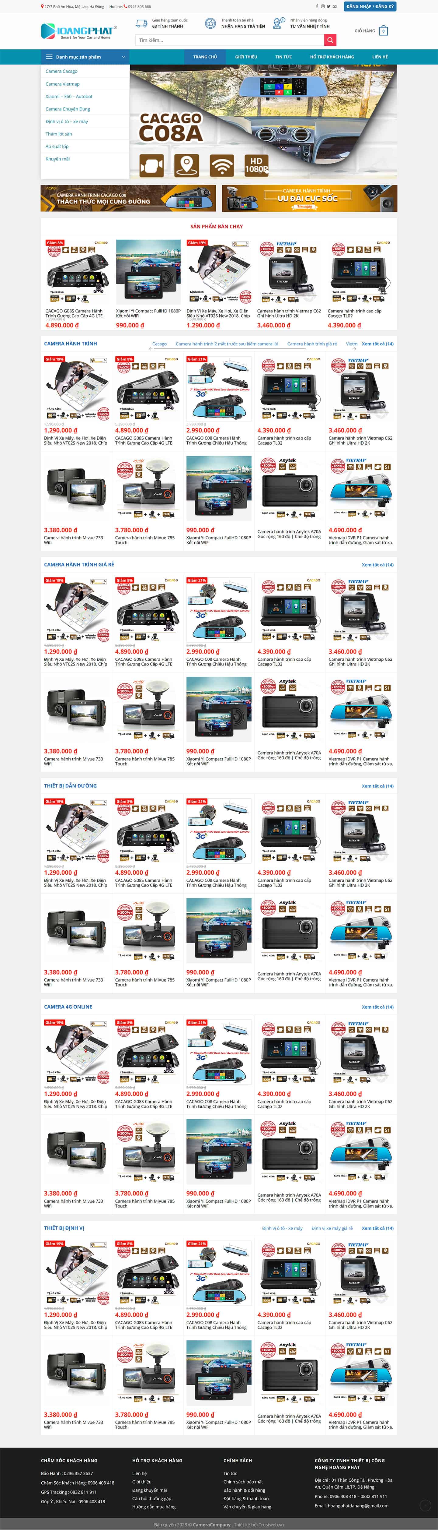 Theme bán camera hành trình – thiết bị kỹ thuật số 2 Theme bán camera hành trình – thiết bị kỹ thuật số 2