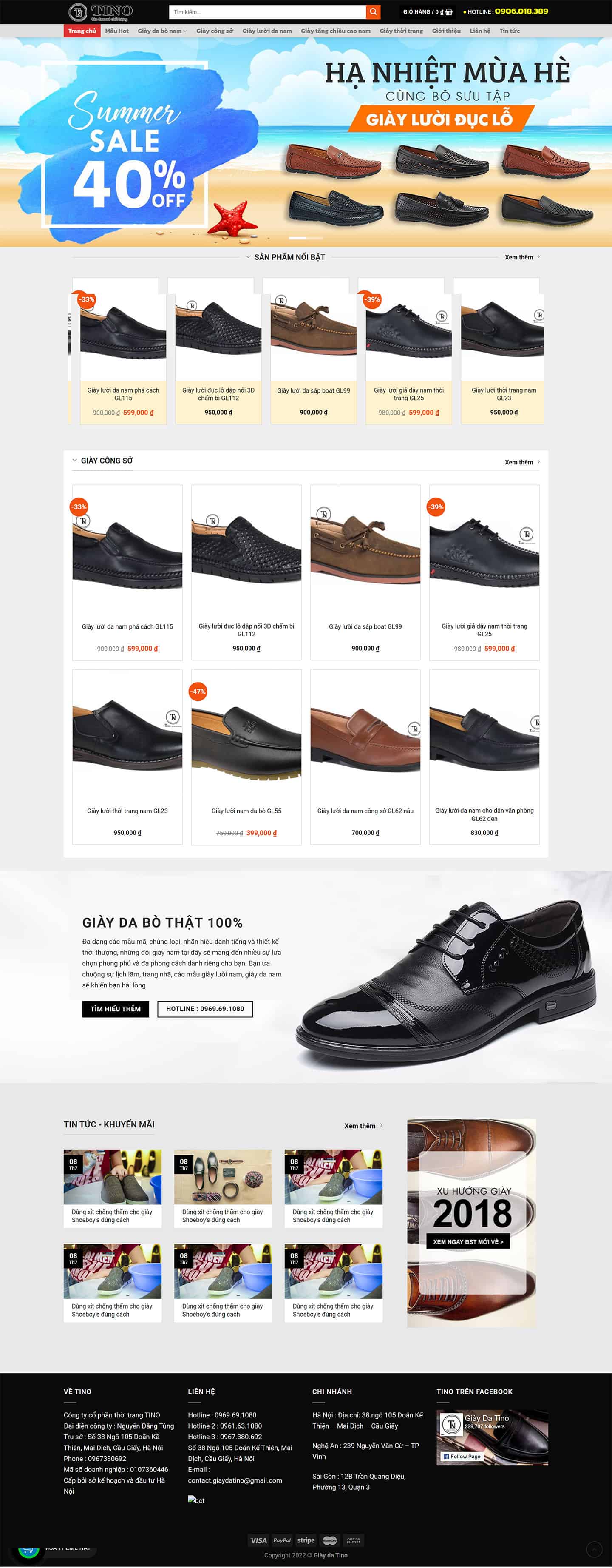 Theme bán giày nam đẹp, sang trọng, chuyên nghiệp 2