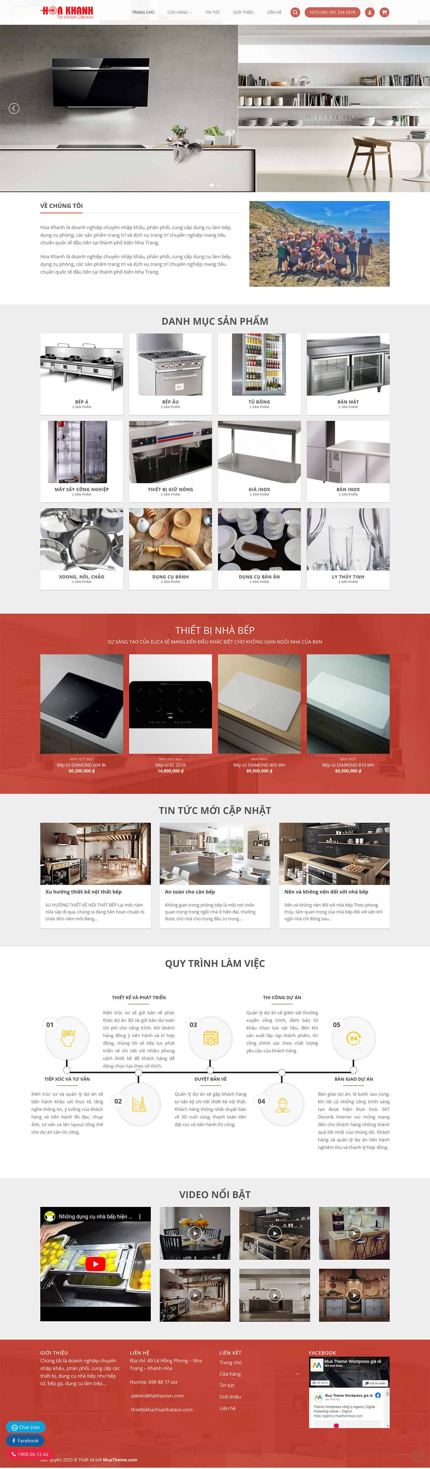 Theme bán thiết bị bếp mẫu số 2 2 Theme bán thiết bị bếp mẫu số 2 2