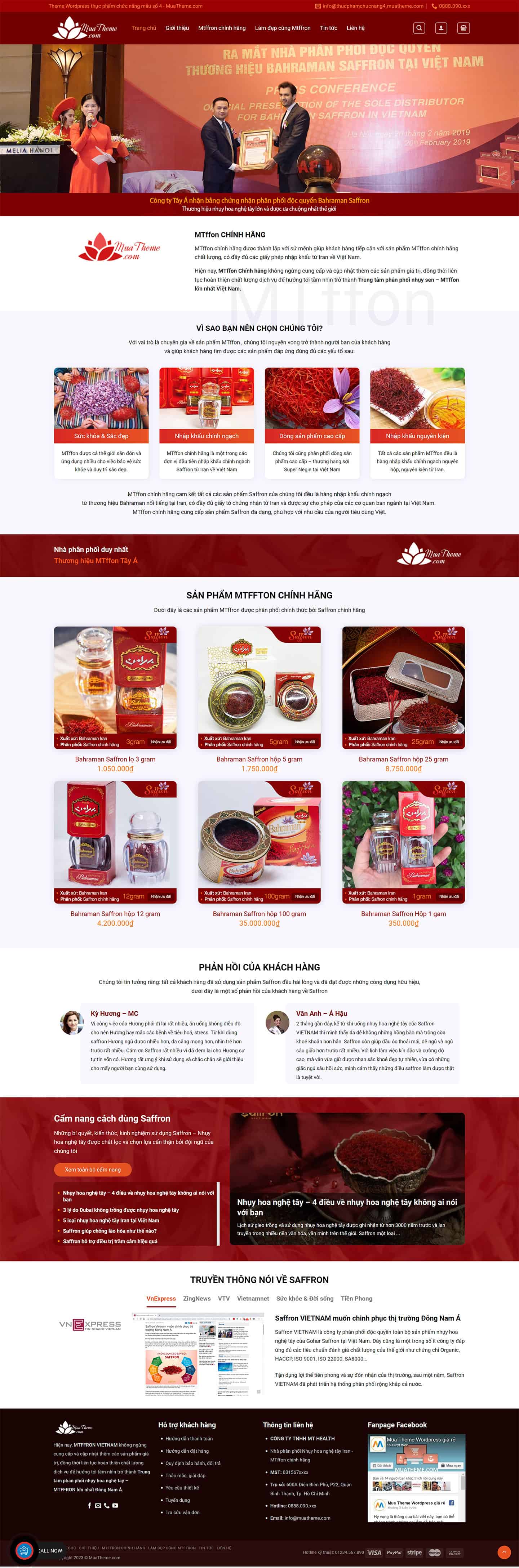 Theme bán thực phẩm chức năng mẫu số 4 2 Theme bán thực phẩm chức năng mẫu số 4 2