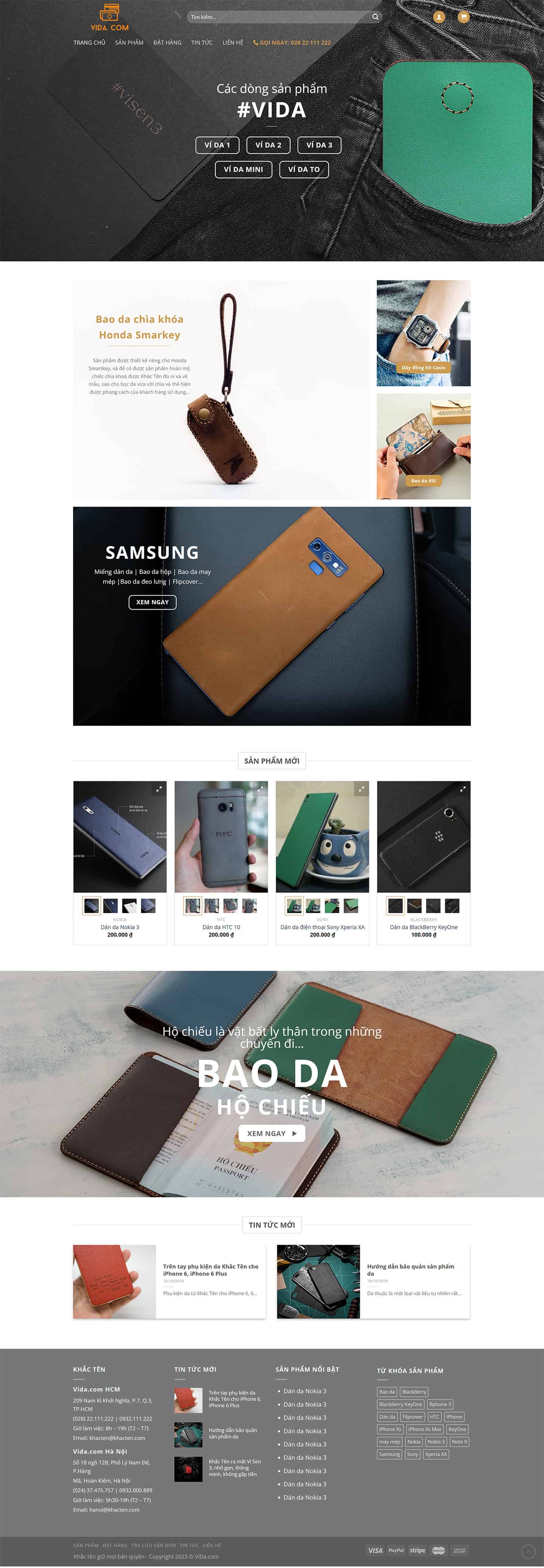 Theme bán ví da thời trang đẹp tuyệt vời 2 Theme bán ví da thời trang đẹp tuyệt vời 2