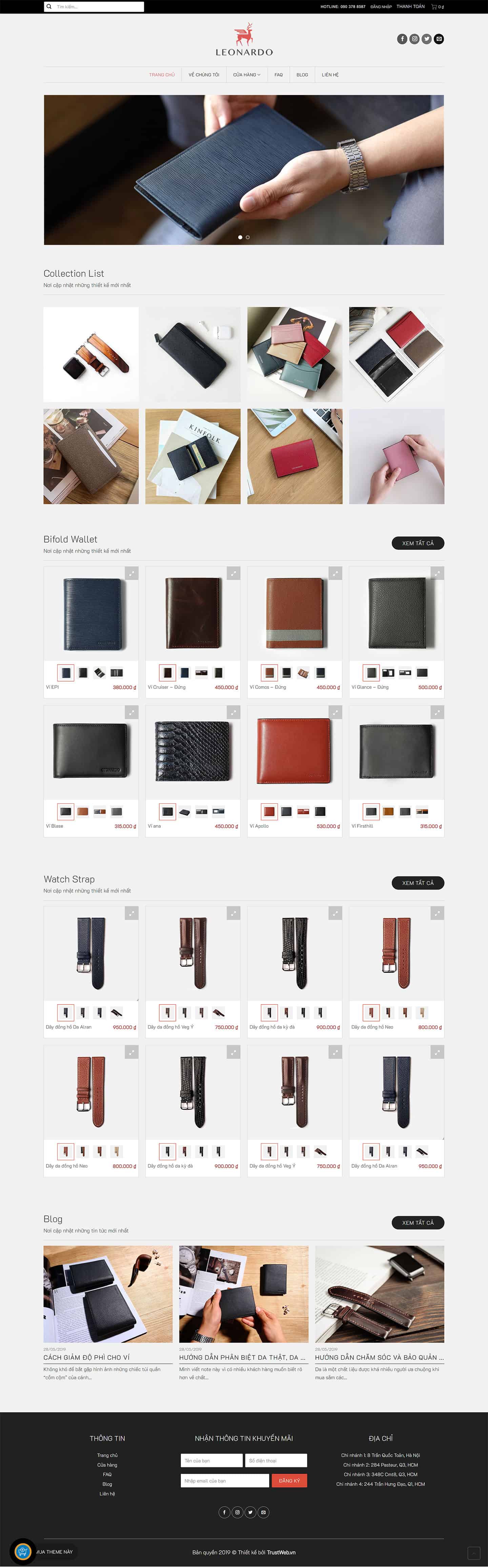 Theme bán ví da thời trang nam đẹp mẫu 2 2 Theme bán ví da thời trang nam đẹp mẫu 2 2