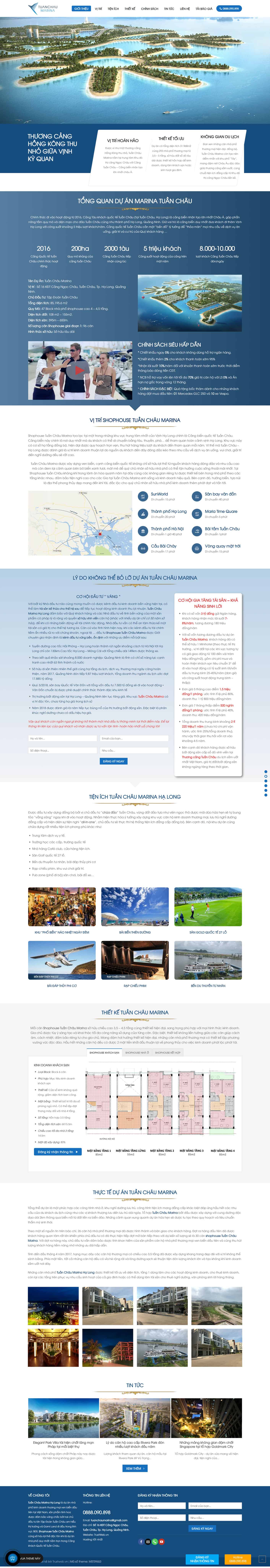 Theme bất động sản mẫu số 13 – Marina Tuần Châu 2