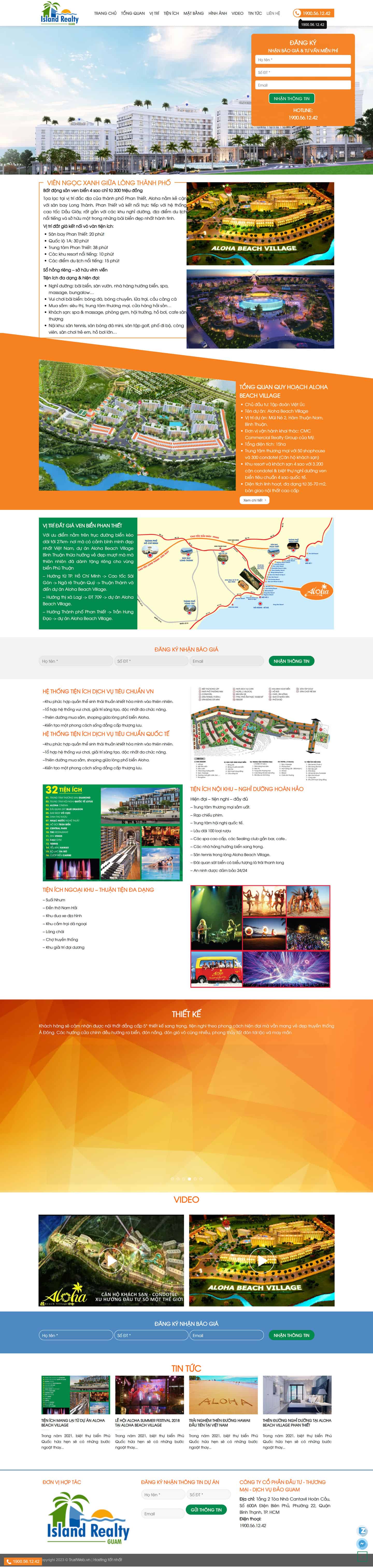 Theme bất động sản mẫu số 14 – Guam Island 2