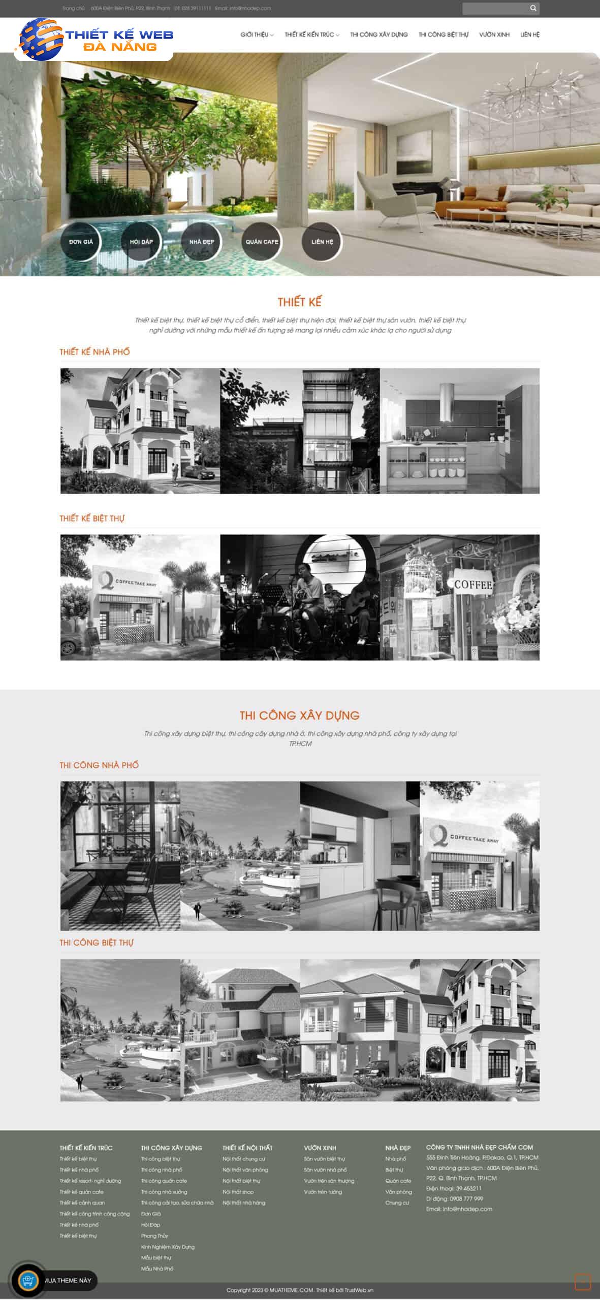 Theme công ty xây dựng mẫu số 5 – Nhà đẹp 2 Theme công ty xây dựng mẫu số 5 – Nhà đẹp 2