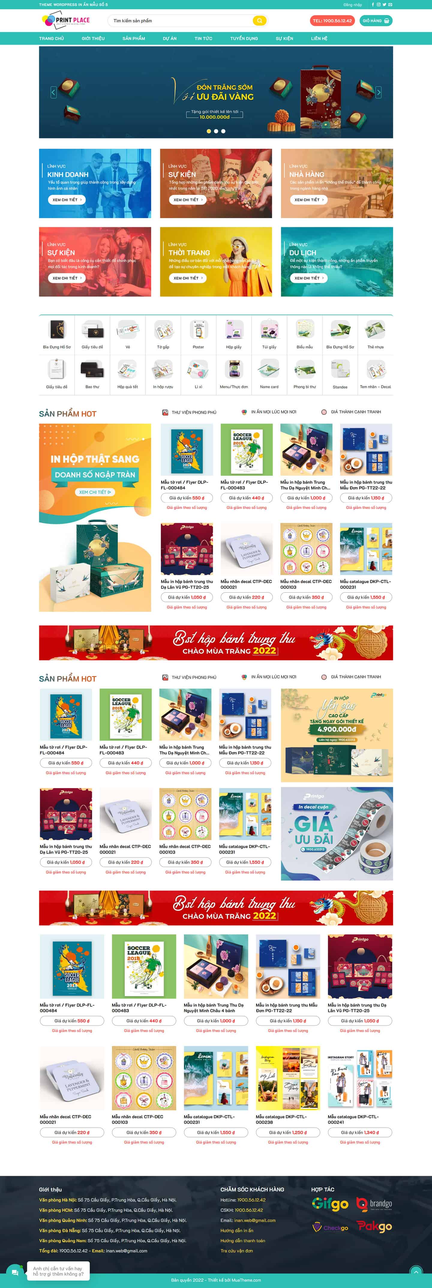 Theme dịch vụ in ấn số 5 2 Theme dịch vụ in ấn số 5 2