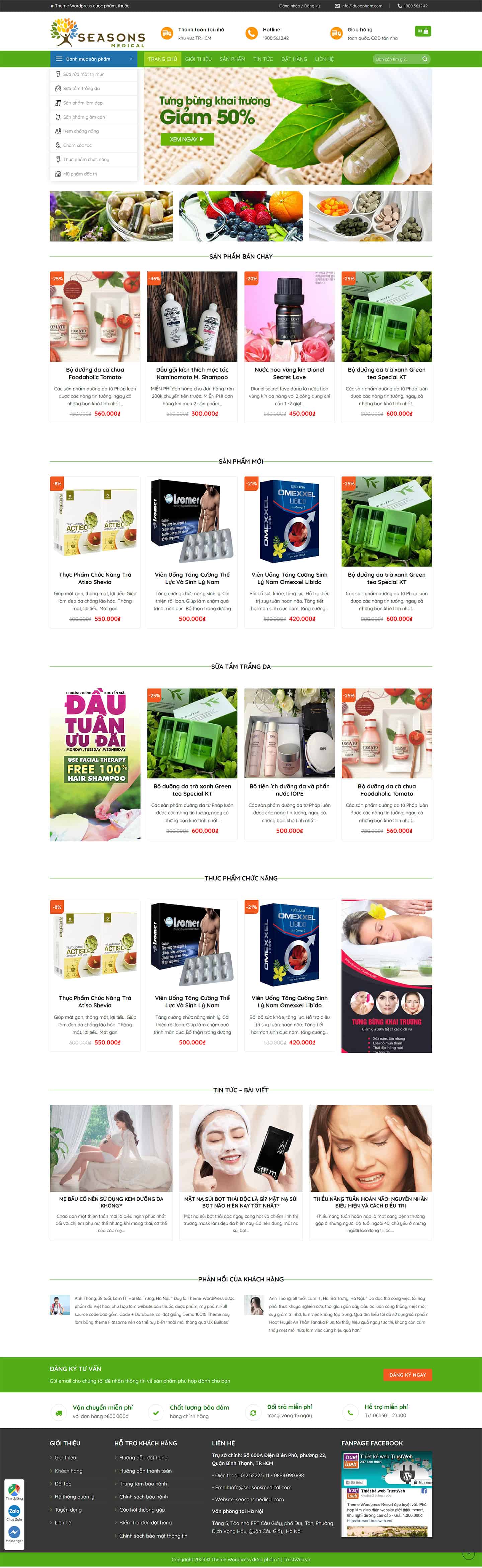 Theme dược phẩm đã Việt hóa 2