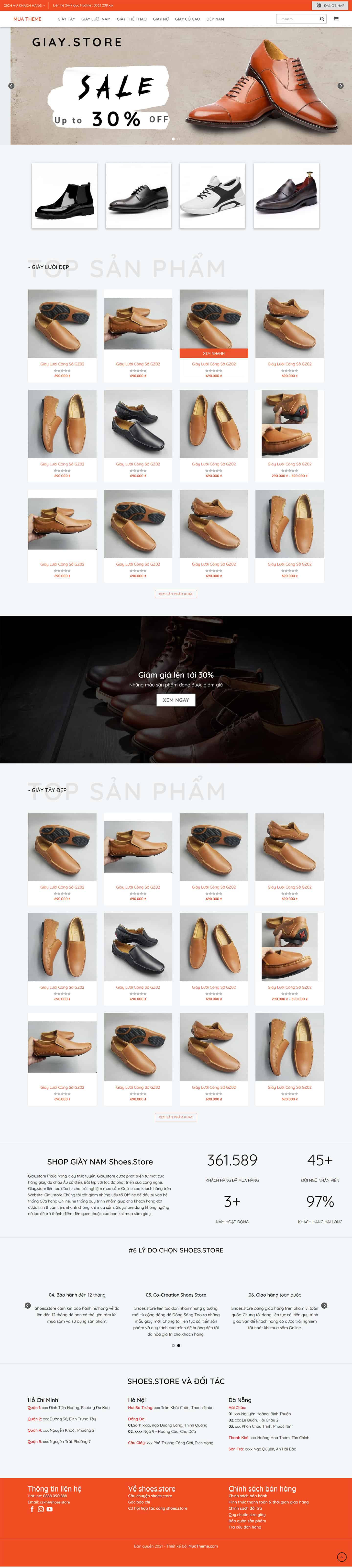 Theme giày da cao cấp cho nam – Mẫu số 6 2