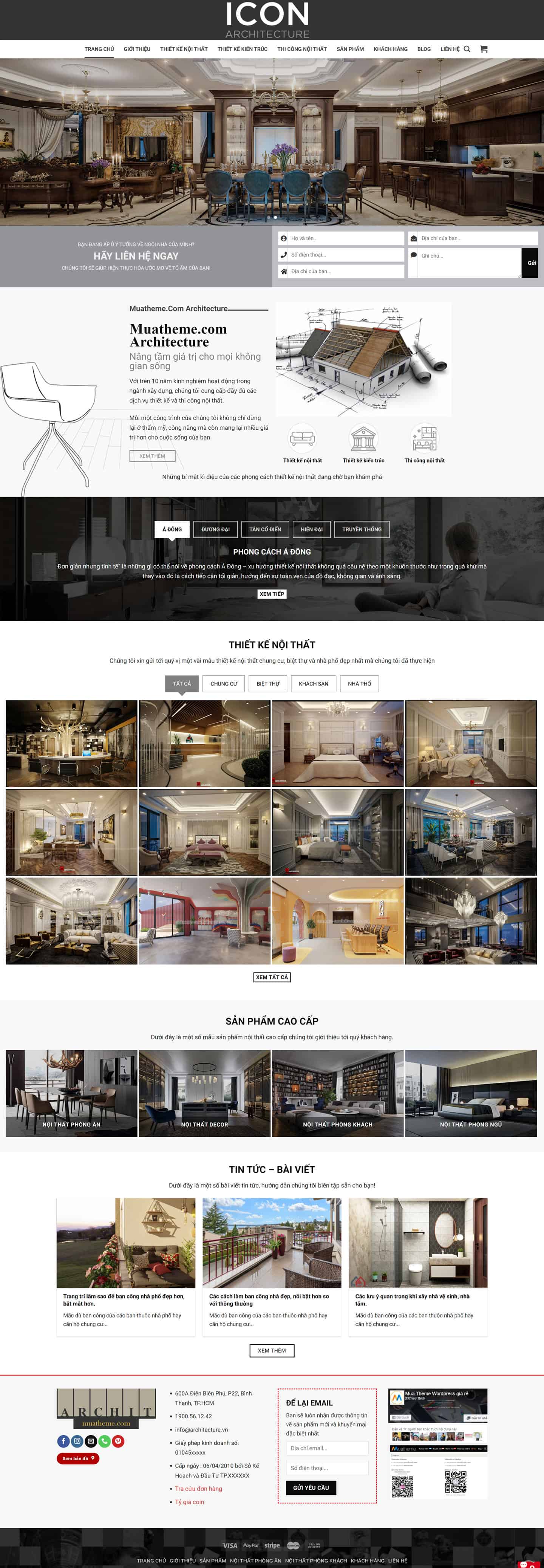 Theme kiến trúc nội thất mẫu số 3 2