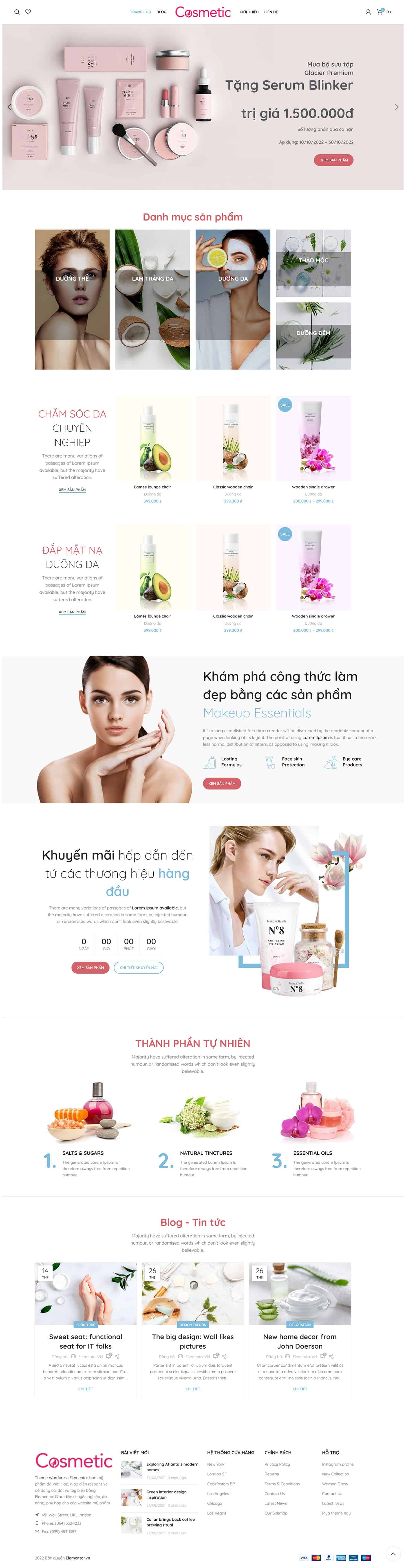 Theme mỹ phẩm số 1 2