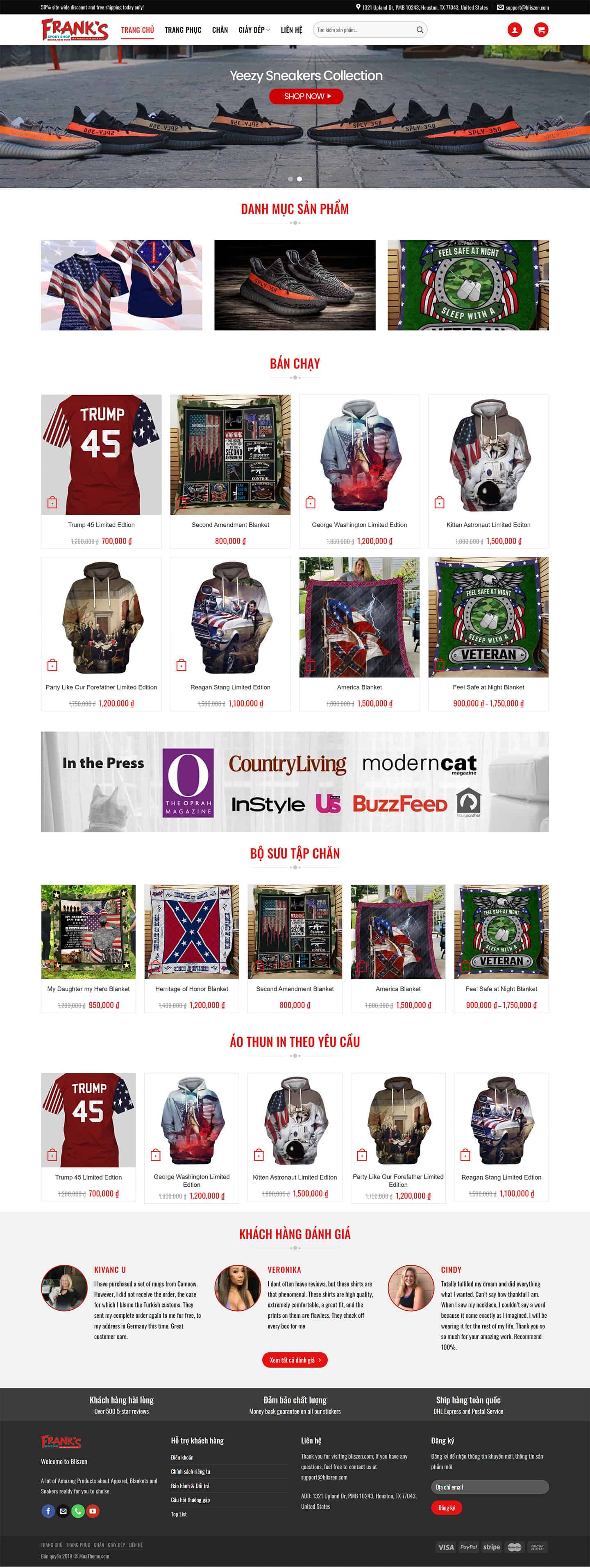 Theme shop bán hàng mẫu số 4 – Shop thời trang 2 Theme shop bán hàng mẫu số 4 – Shop thời trang 2