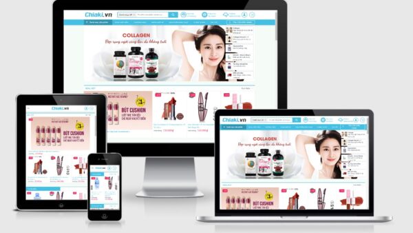 Theme bán mỹ phẩm mẫu số 11