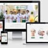 Theme giới thiệu trung tâm chăm sóc da Dr Hùng