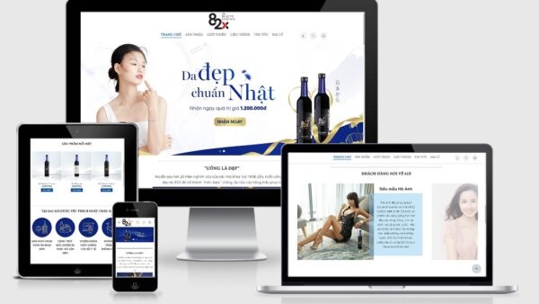 Theme bán mỹ phẩm mẫu số 18