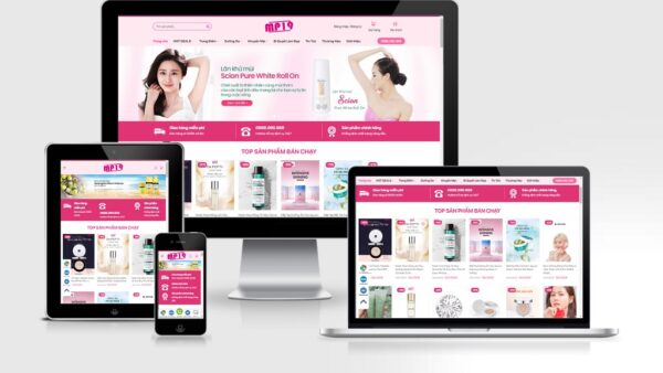 Theme bán mỹ phẩm mẫu số 19