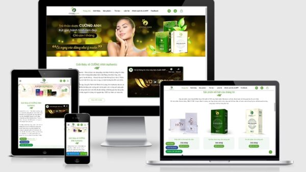 Theme bán hàng mỹ phẩm mẫu số 15