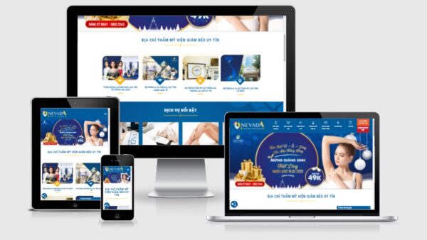 Theme thẩm mỹ viện mẫu số 3