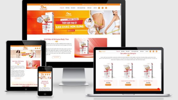 Theme bán thực phẩm chức năng mẫu số 3