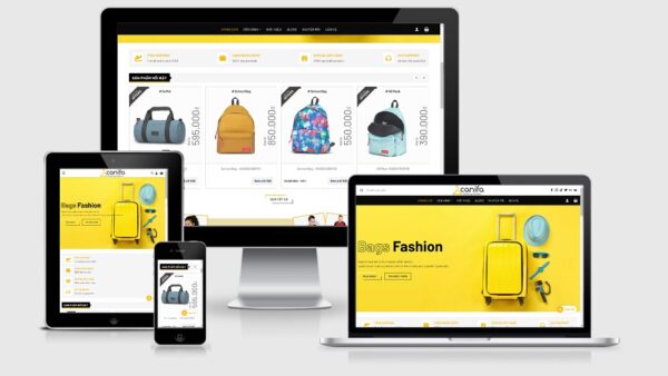 Theme bán vali, ba lô , túi xách cao cấp mẫu số 2