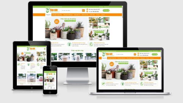 Theme bán chậu cây, cây cảnh, cây xanh