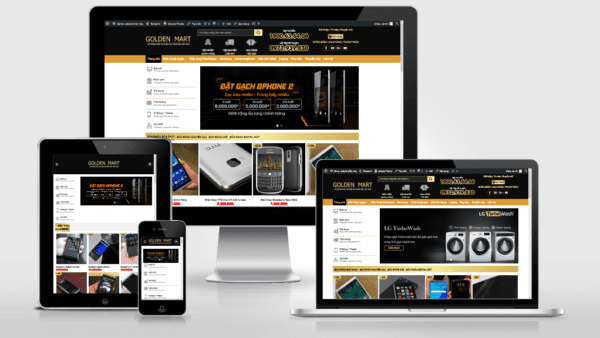 Theme bán điện thoại, siêu thị điện máy đã Việt Hóa