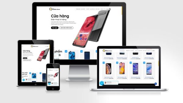 Theme bán điện thoại mẫu số 5