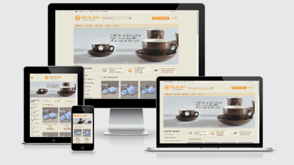 Theme bán gốm sứ mẫu số 2 – Gốm sứ xanh