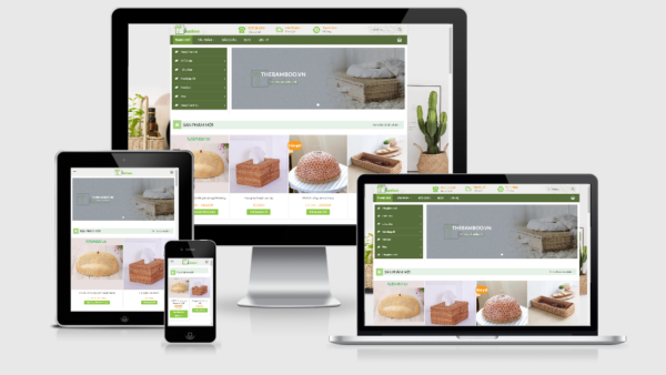 Theme bán hàng thủ công mỹ nghệ The Bamboo