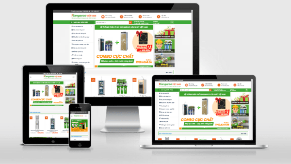 Theme bán máy lọc nước, máy nóng lạnh