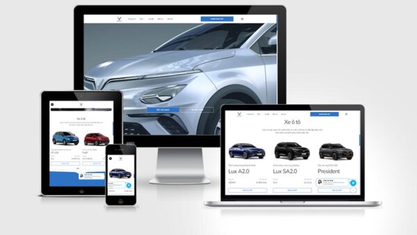 Theme giới thiệu ô tô Vinfast mẫu số 2