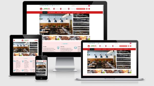 Theme bán thiết bị bếp nhà hàng