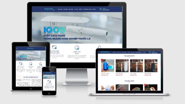 Theme bán thuốc lá điện tử IQOS