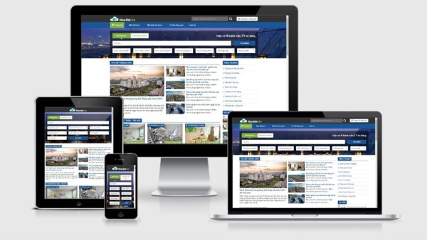 Theme bất động sản có tính năng đăng tin – Mẫu số 34