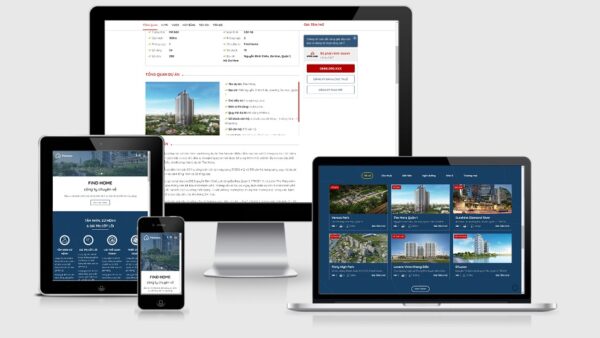 Theme bất động sản mẫu số 39