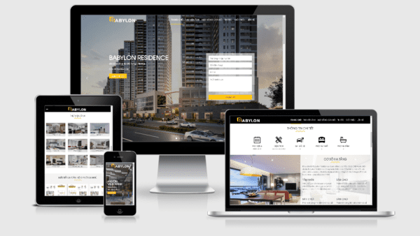 Theme bất động sản mẫu số 8 – Babylon Residence