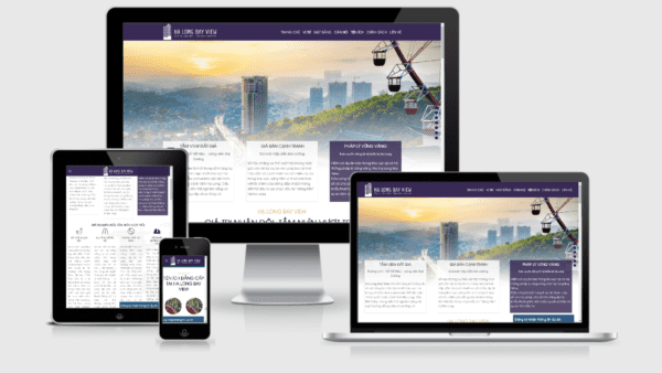 Theme landing page giới thiệu dự án bất động sản số 12