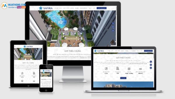 Theme dự án bất động sản mẫu số 17 – Safira