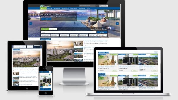 Theme WordPress bất động sản đẹp – Mẫu số 25