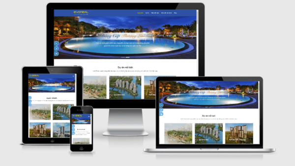 Theme dành cho công ty bất động sản – EvoReal