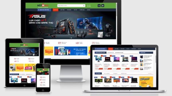 Theme điện máy, công nghệ, máy tính mẫu số 5