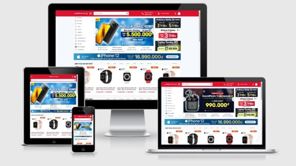 Theme bán điện thoại di động mẫu số 6