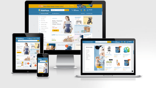 Theme mẹ và bé mẫu số 1