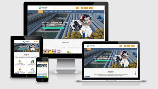 Theme công ty xây dựng đẹp tuyệt vời mẫu số 3