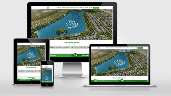 Theme giới thiệu dự án bất động sản Green Bay