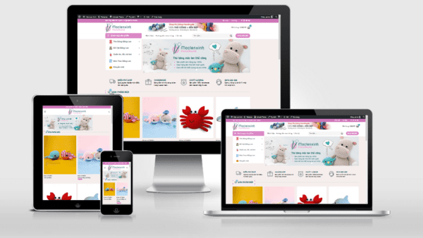 Theme bán hàng Hand made đan len – móc len