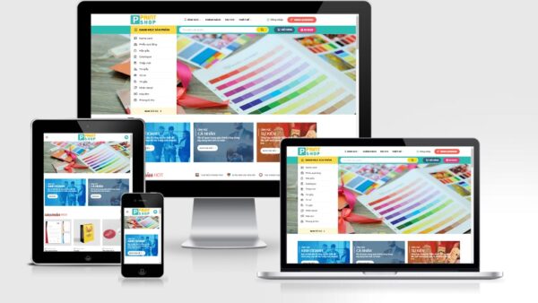 Theme công ty dịch vụ in ấn, thiết kế mẫu số 3