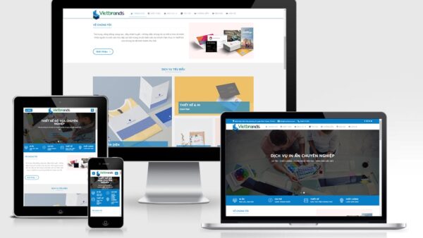 Theme công ty dịch vụ in ấn, thiết kế số 2