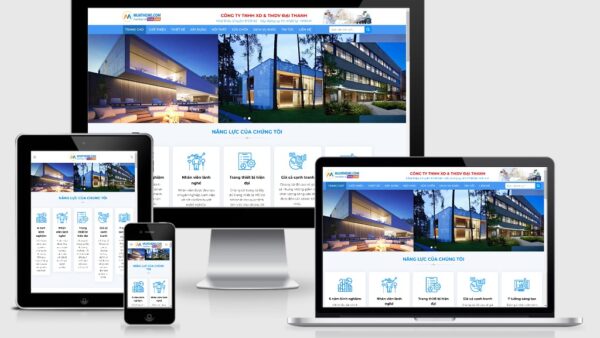 Theme giới thiệu công ty kiến trúc mẫu số 2